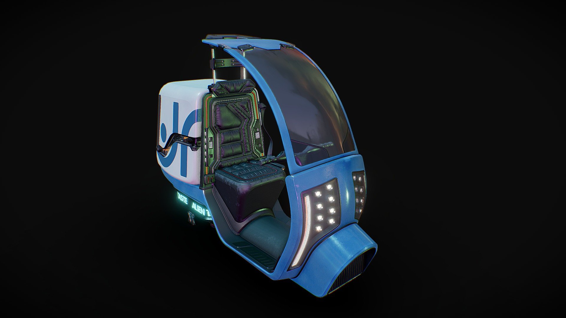 Delivery Hover MP-1 3d model