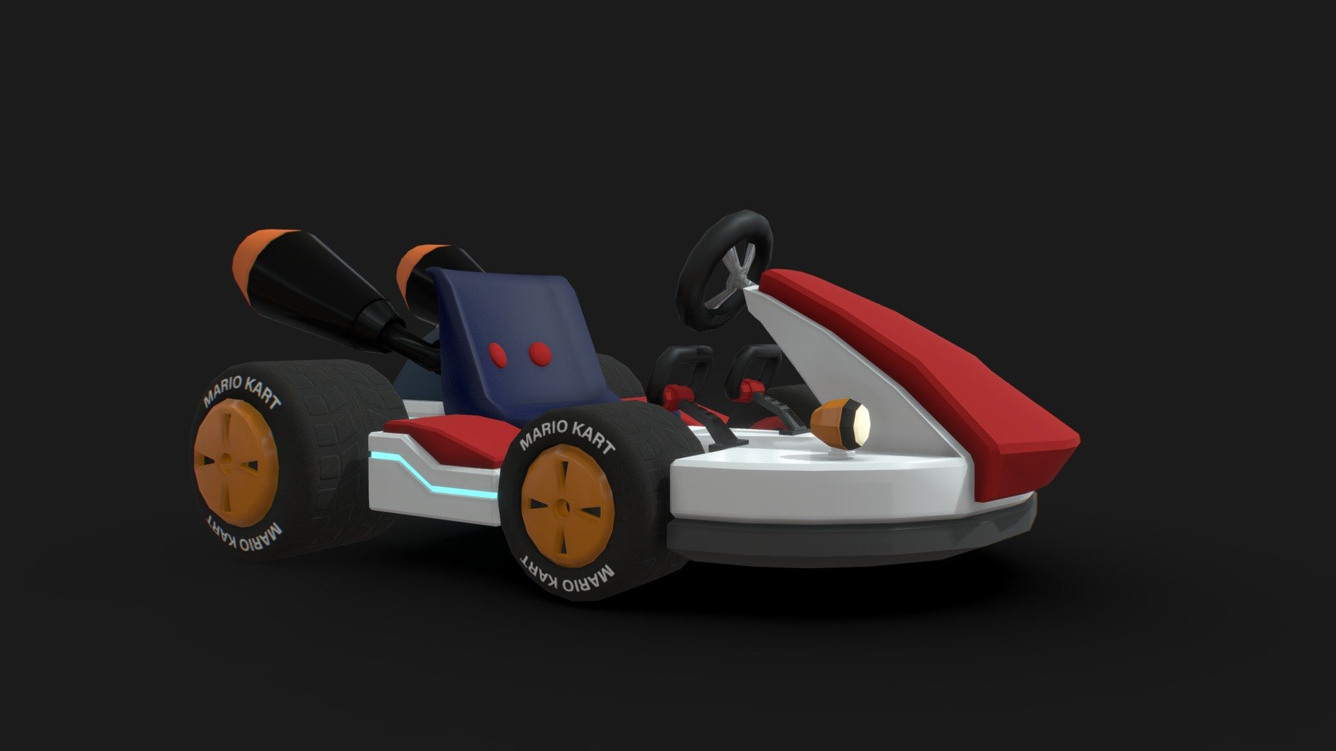 Mario Kart 3d model