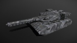 Scifi Overlord Siege Tank