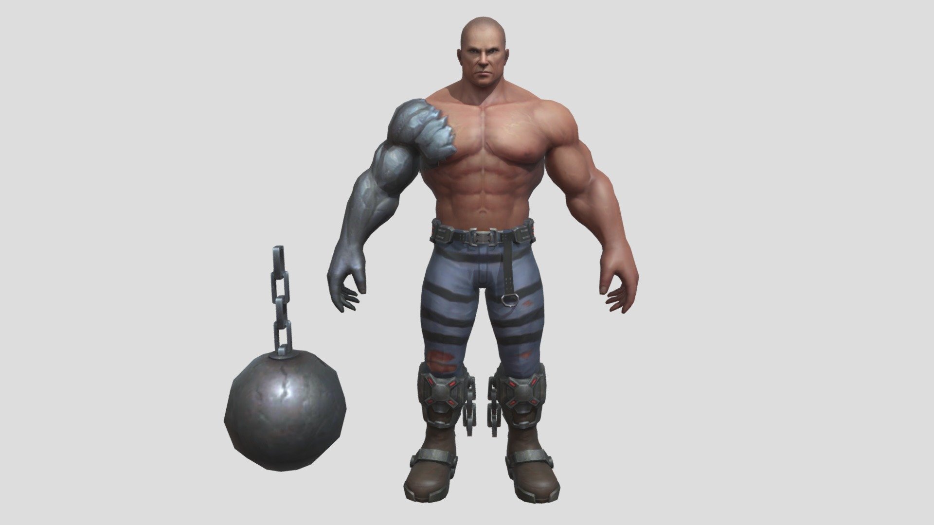 Absorbing Man(Textured)(Rigged) 3d model