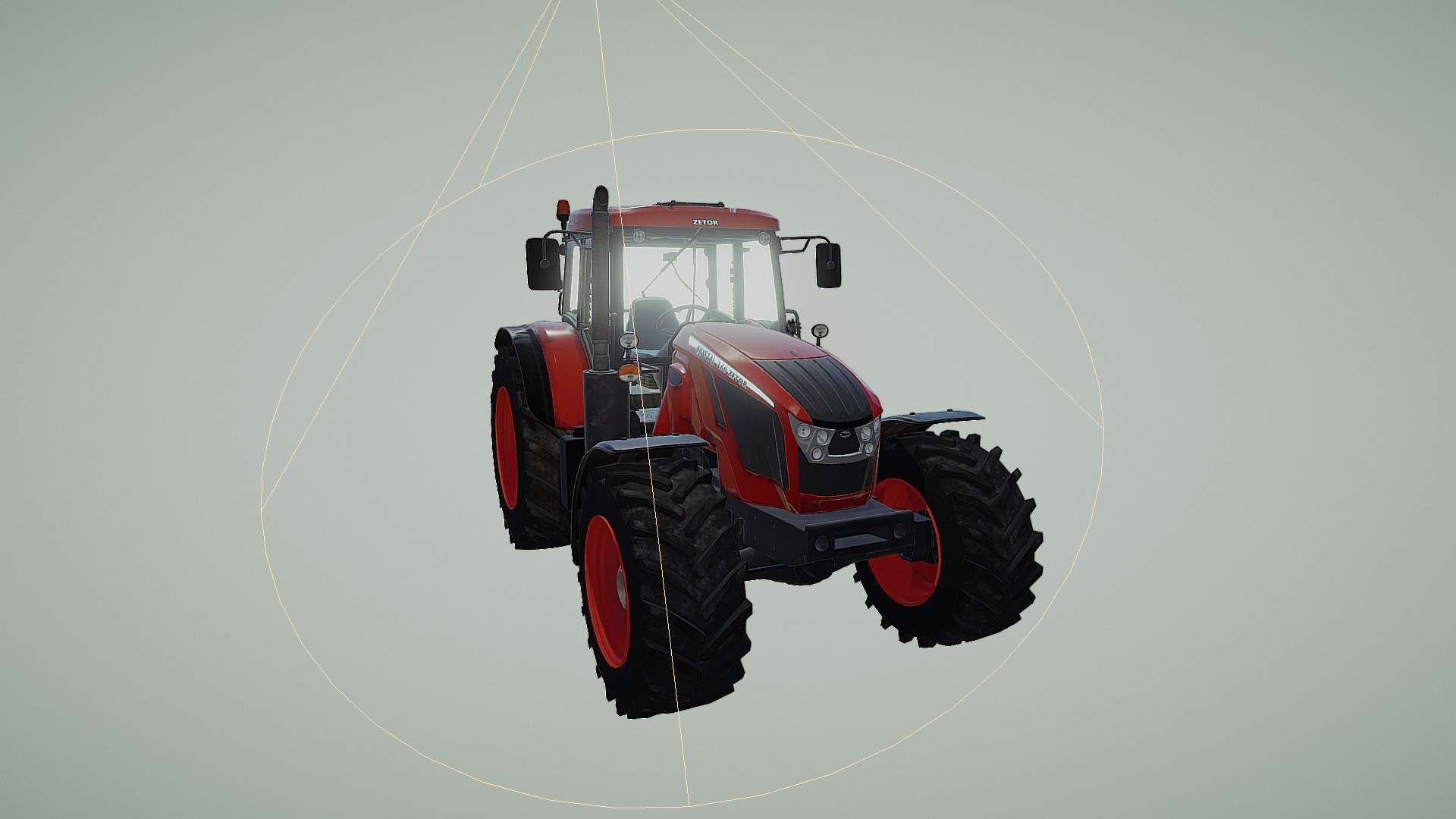 Zetor Crystal 160 3d model