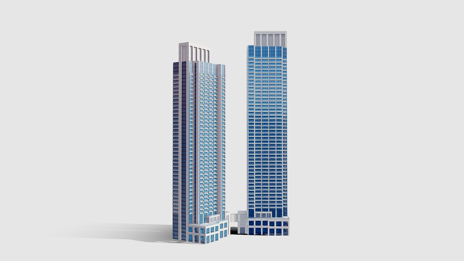 Act Towers 3d model