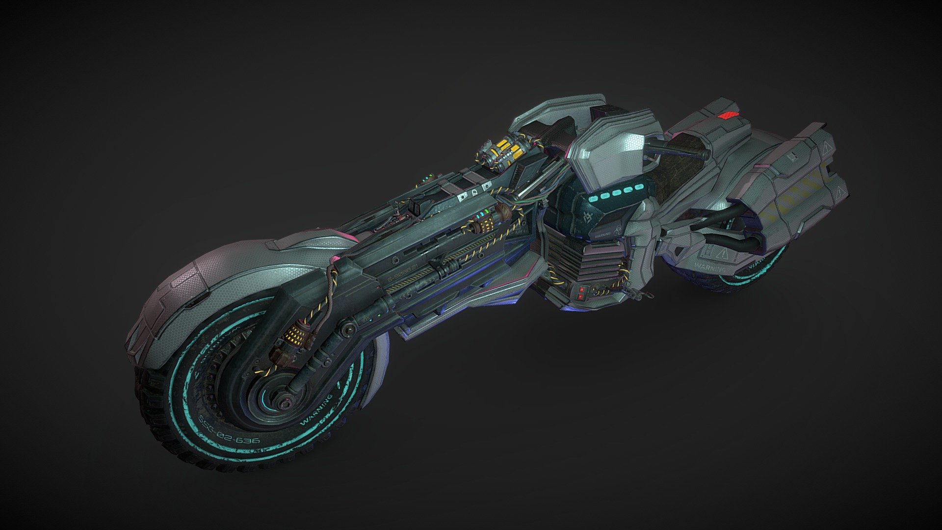 Cyber Bike 3d model