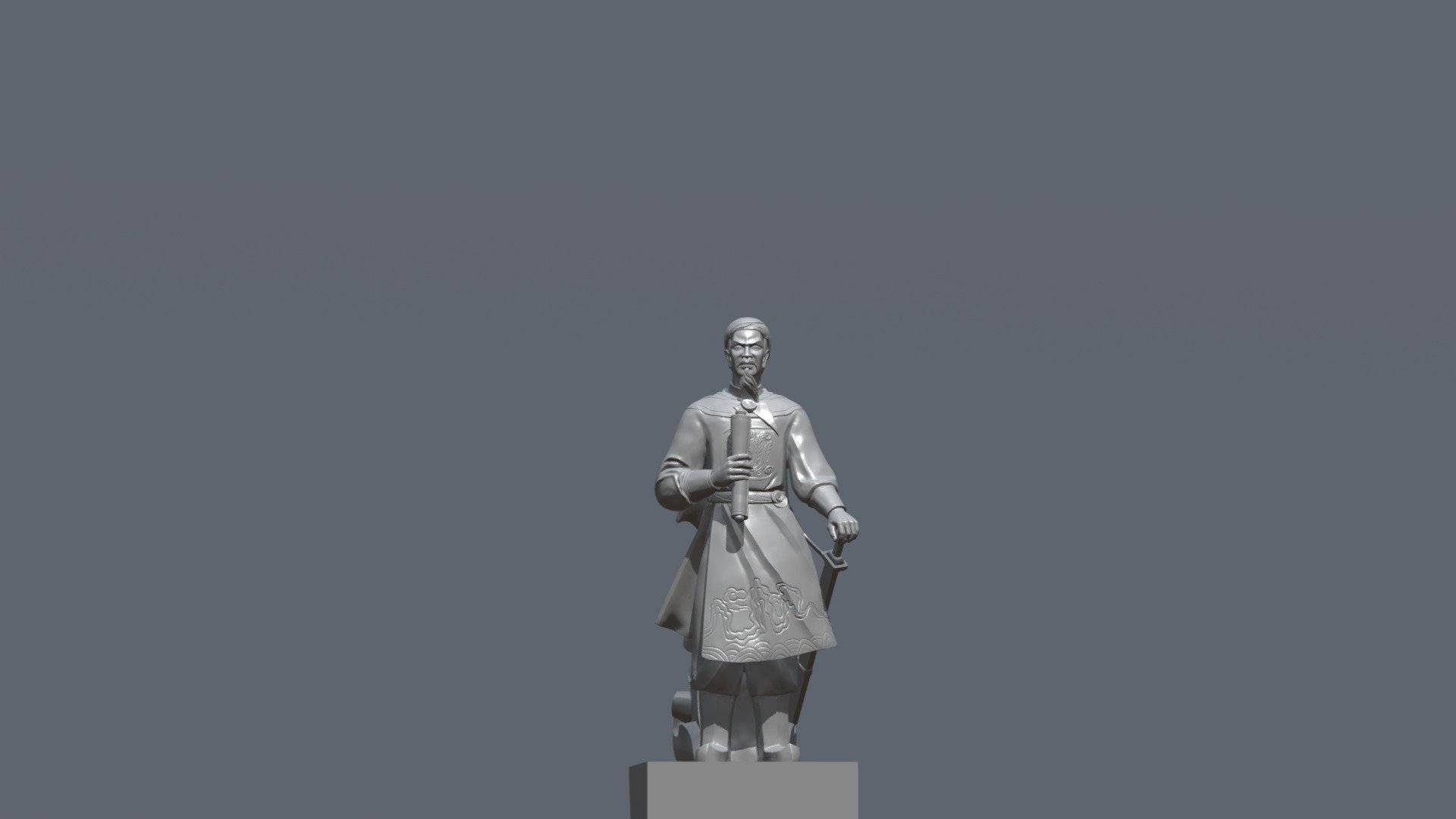 Tran Hung Dao 3d model