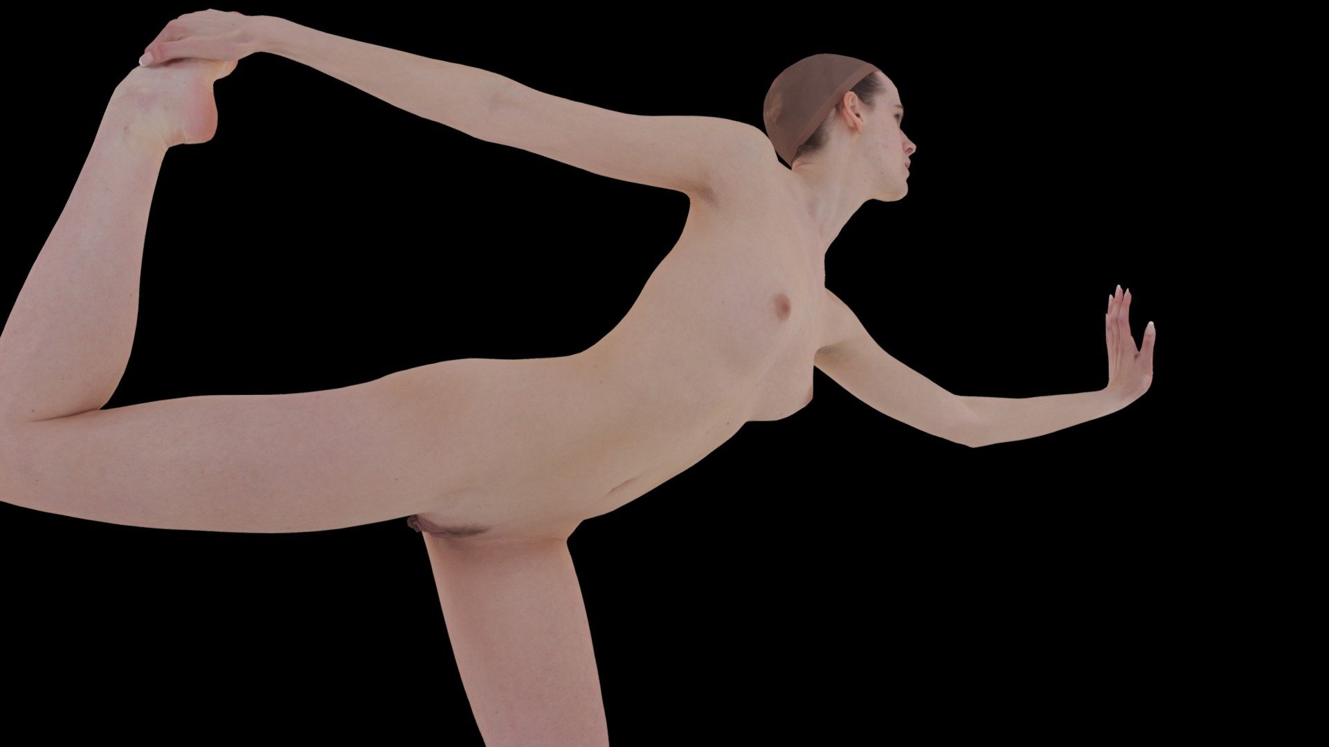 Nude Female P07 3d model