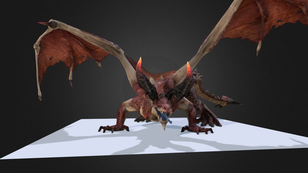 dragon Bidle 3d model