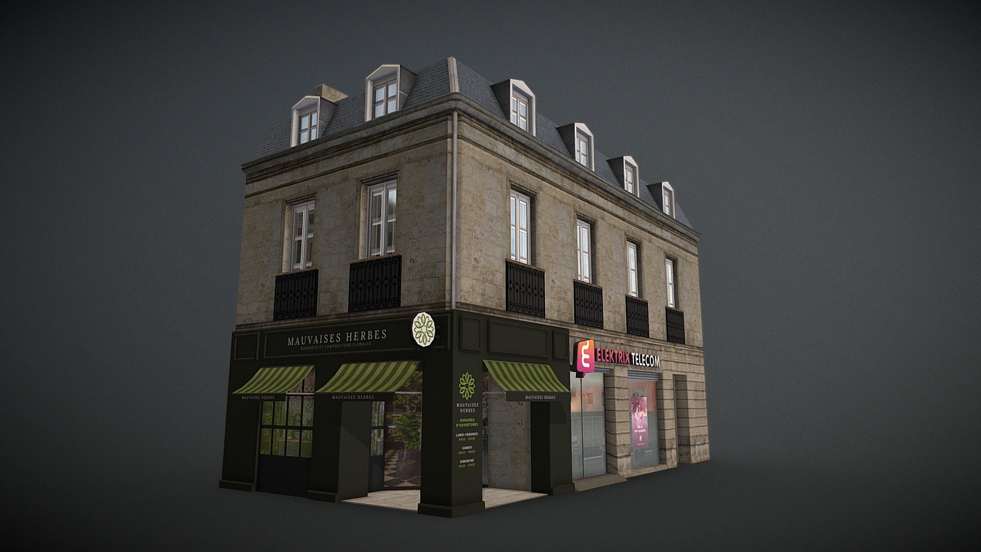 Thiers Corner #2 3d model