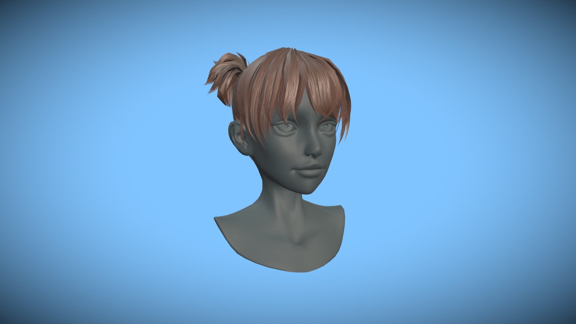 Hair 3d model