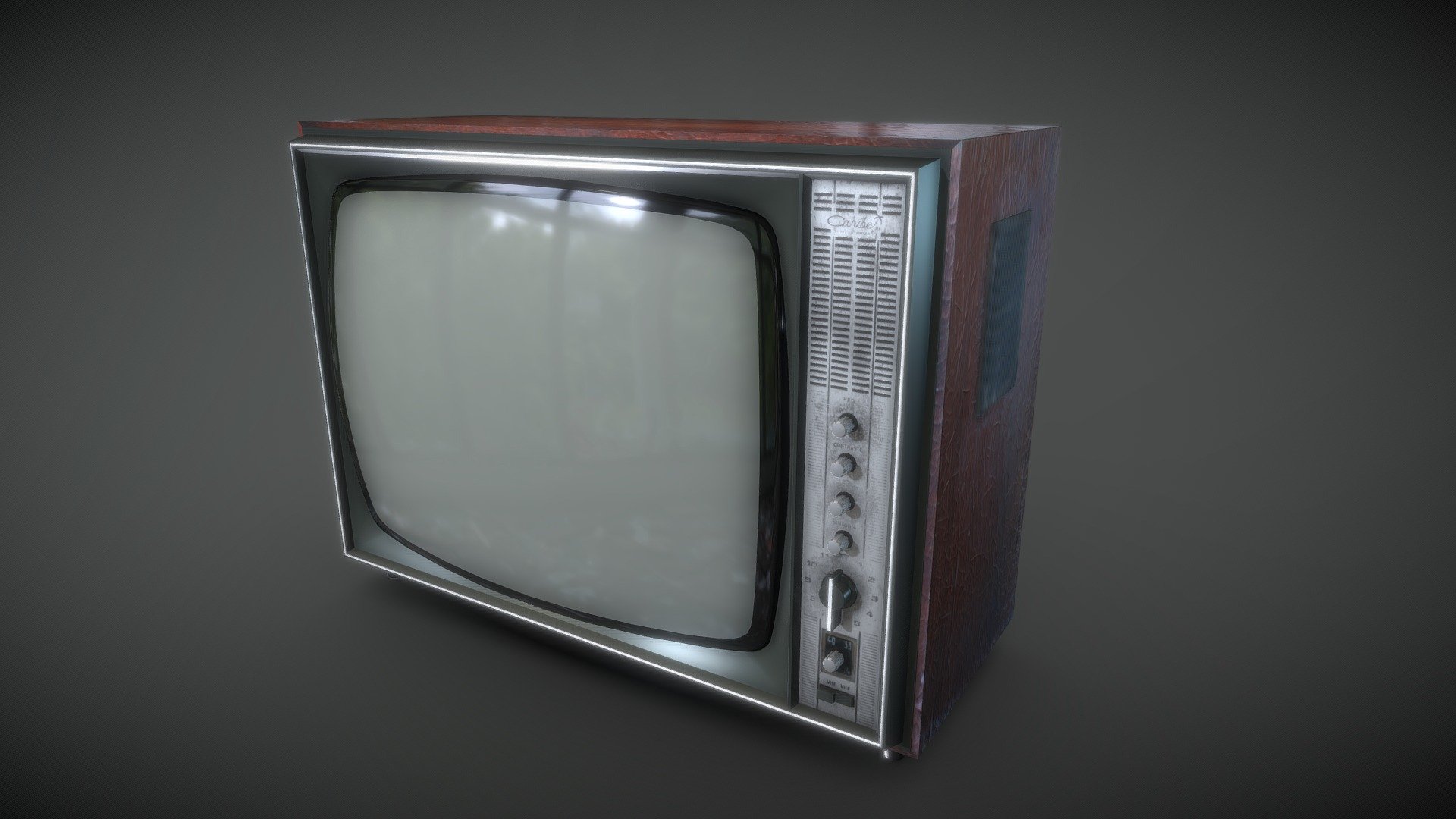 Old TV 3d model