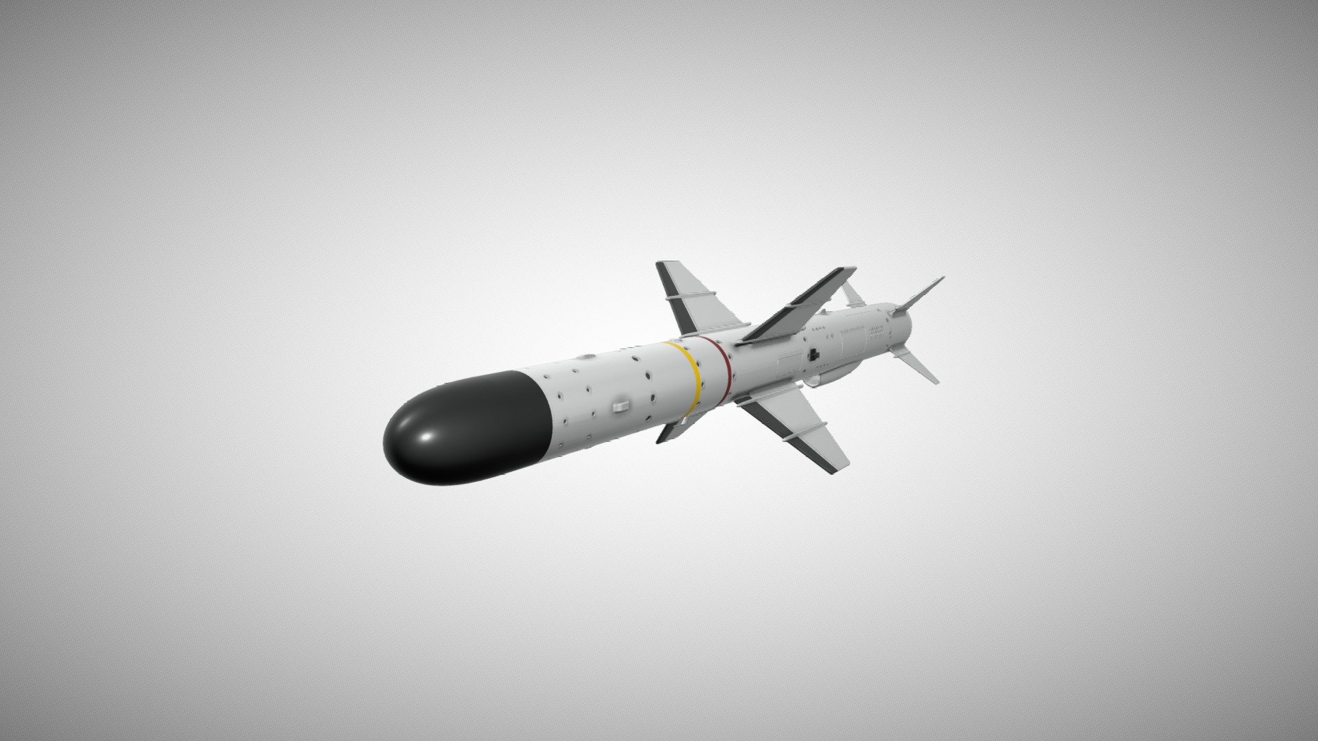 ATMACA Cruise Missile 3d model