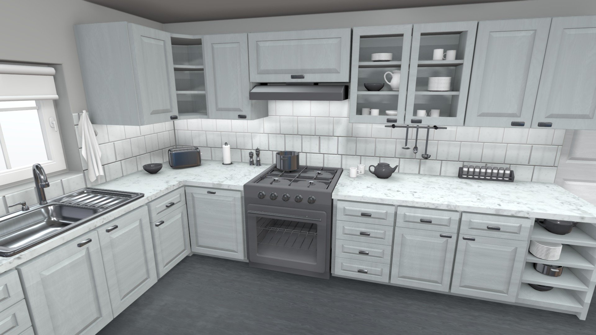 Kitchen 3d model