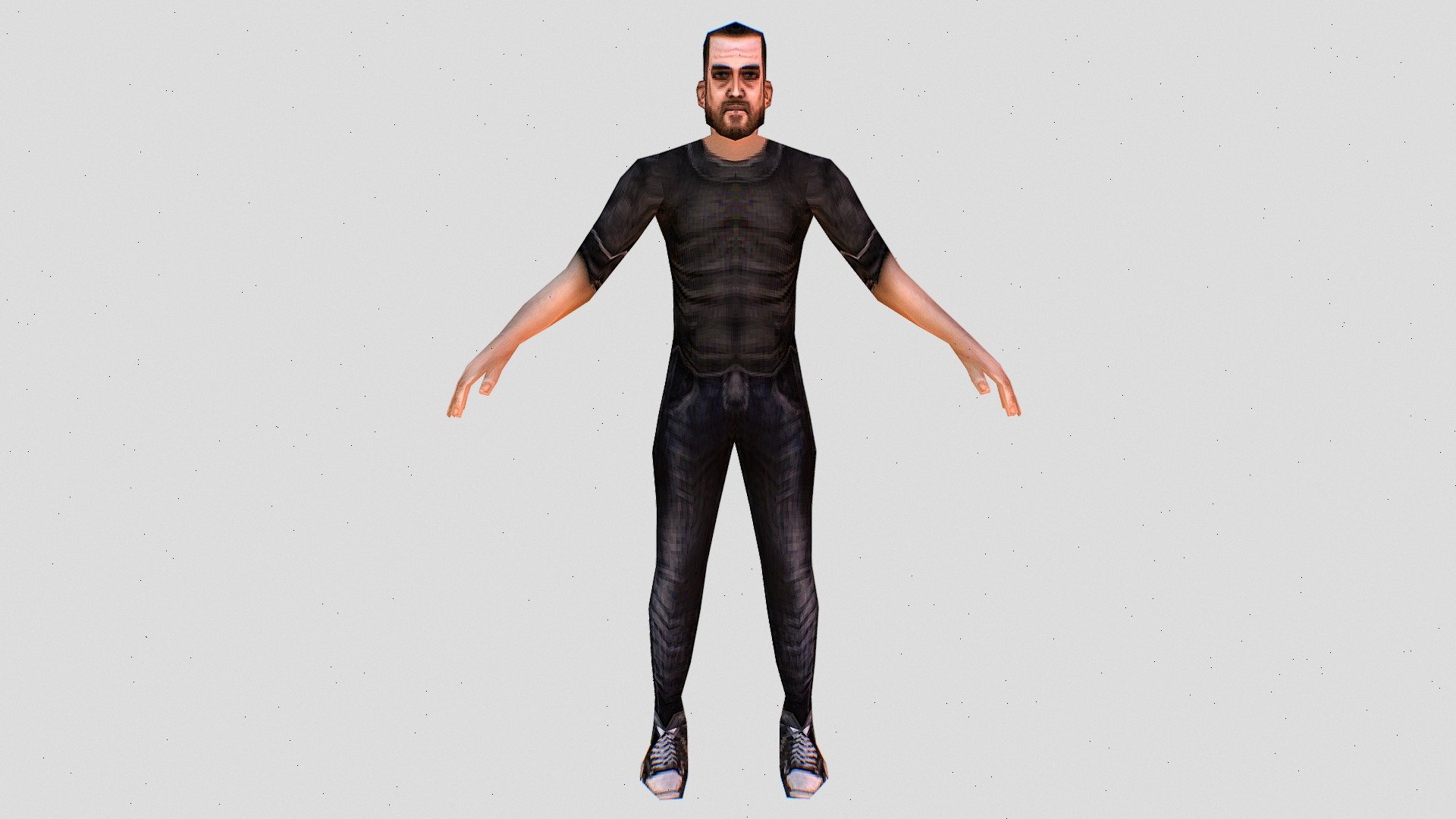 PS1 Style Character 3d model