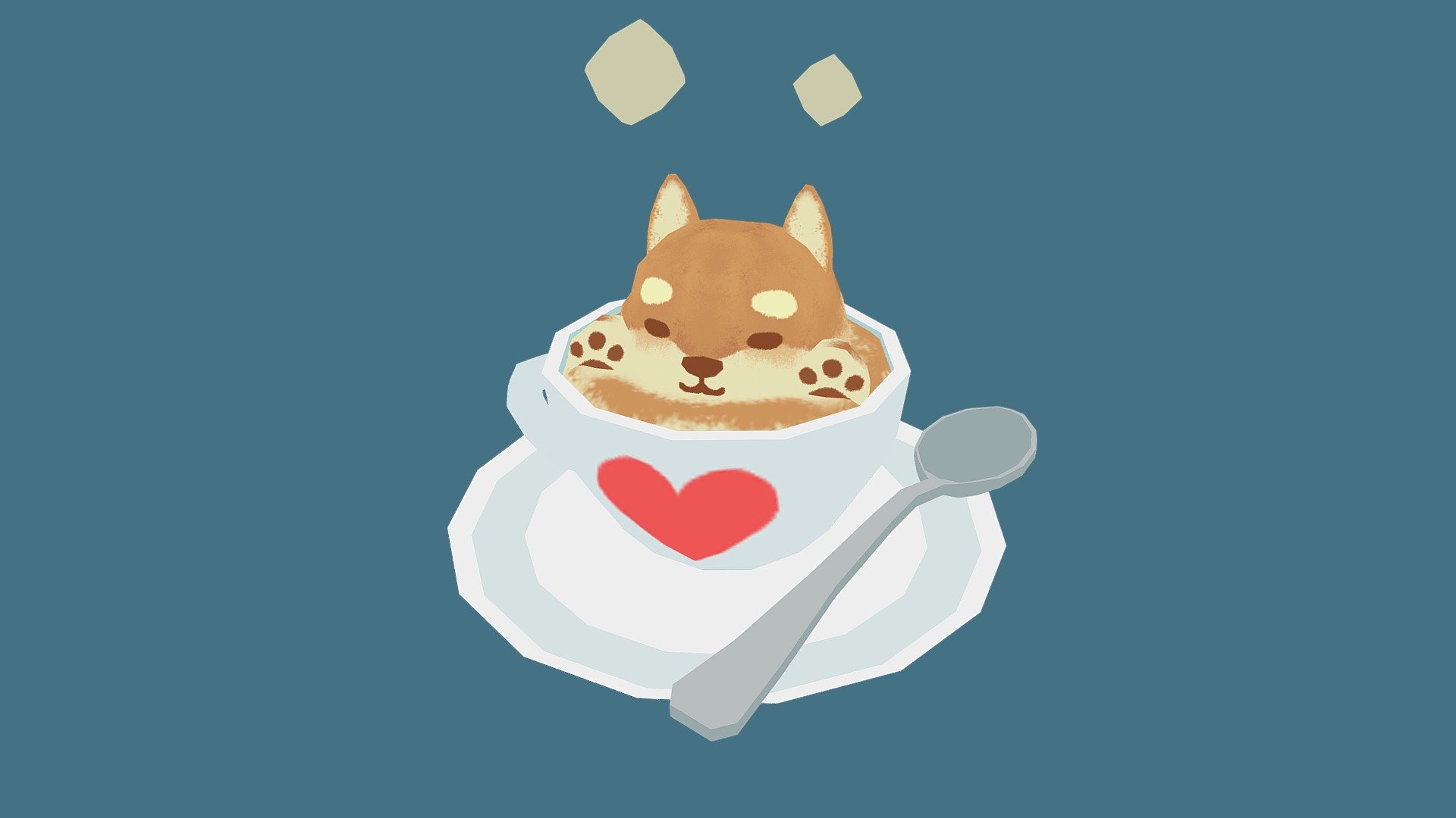 Puppaccino 3d model