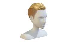 cartoon lush man 004 haircut of short lenght