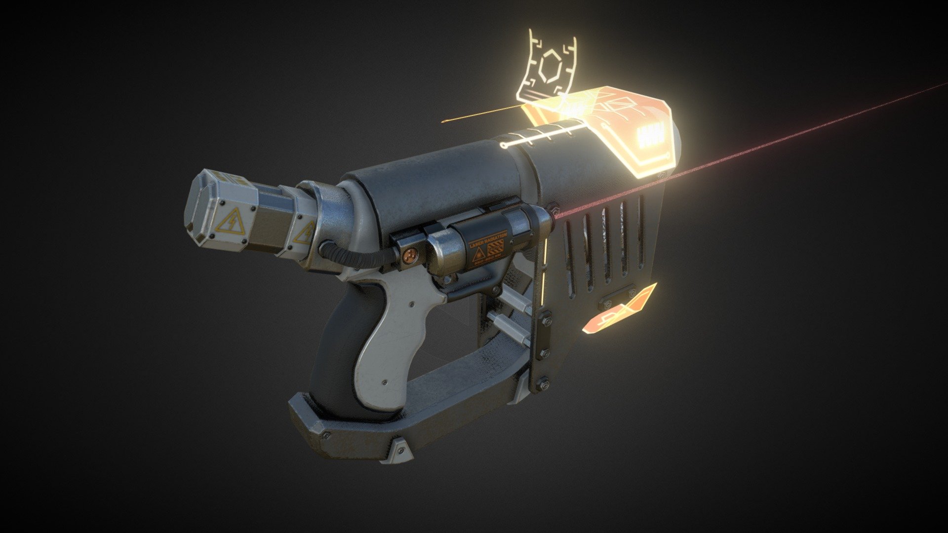 VR Sealegs EMP Pistol 3d model