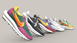 Nike Sacai LD Waffle Low Poly Pack