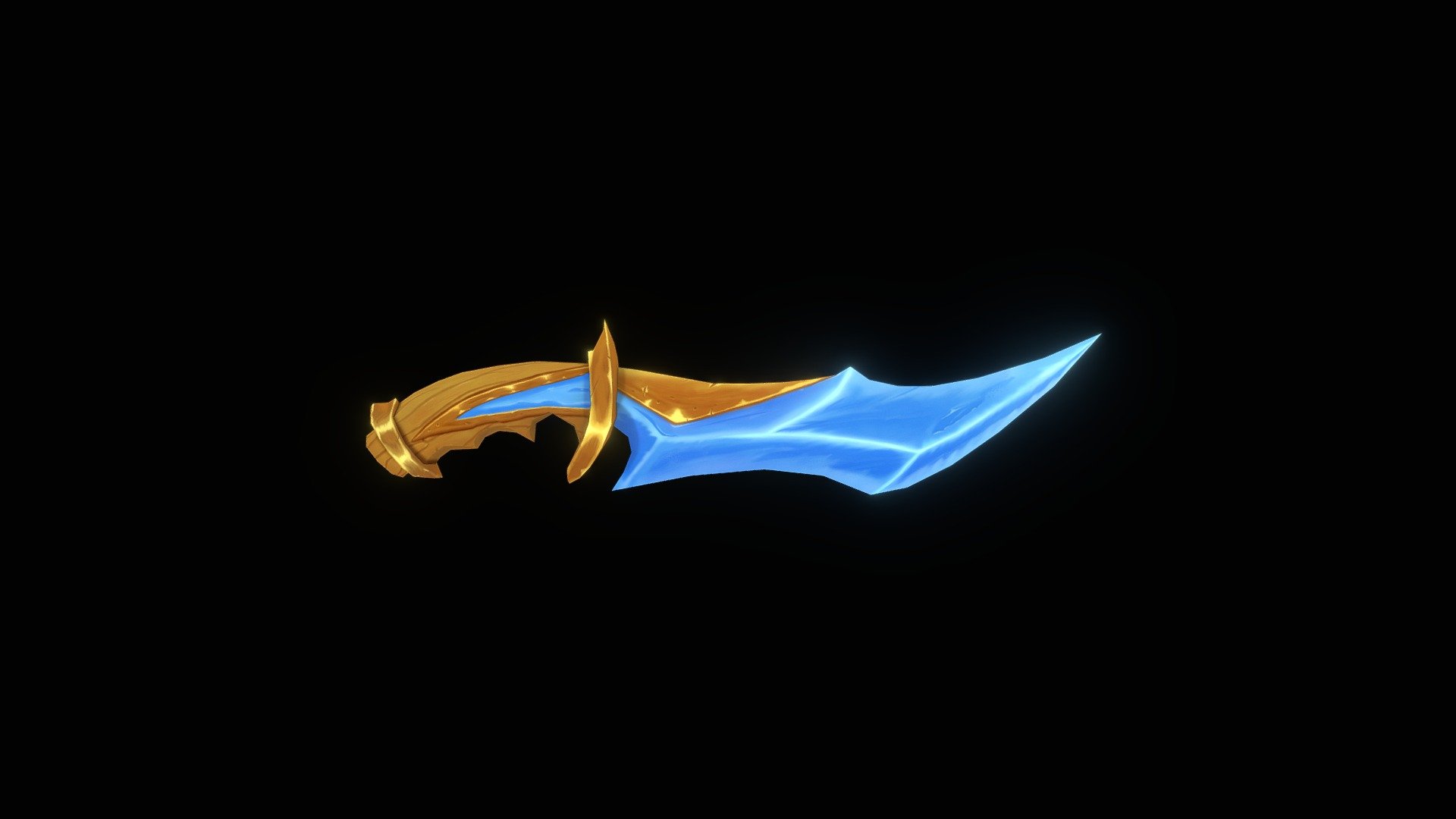 Stylized Dagger 3d model