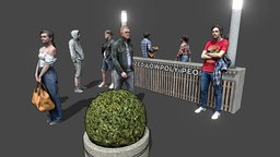 Stylized Lowpoly People Casual Pack Vol.1