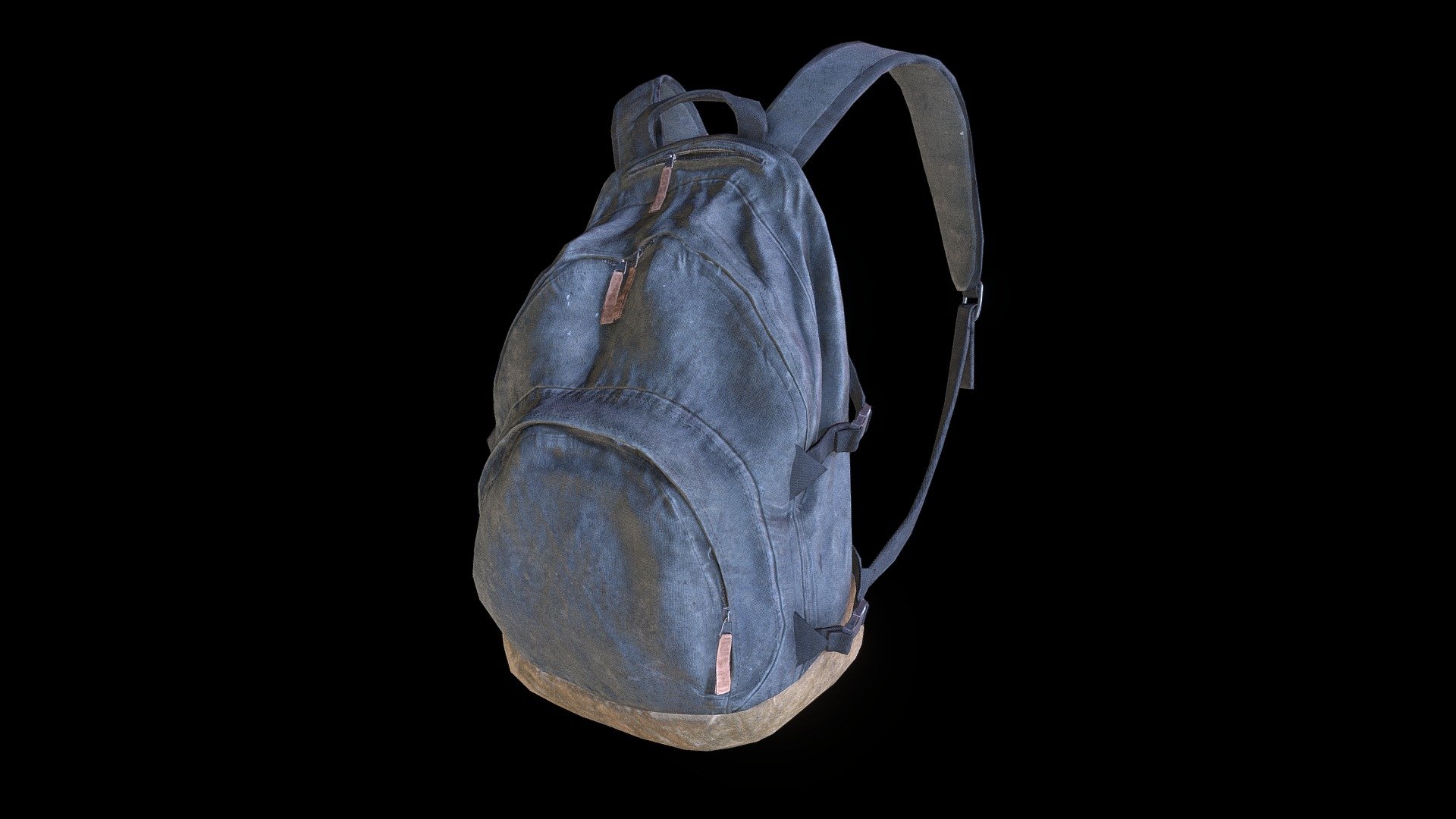 Canvas Backpack 3d model