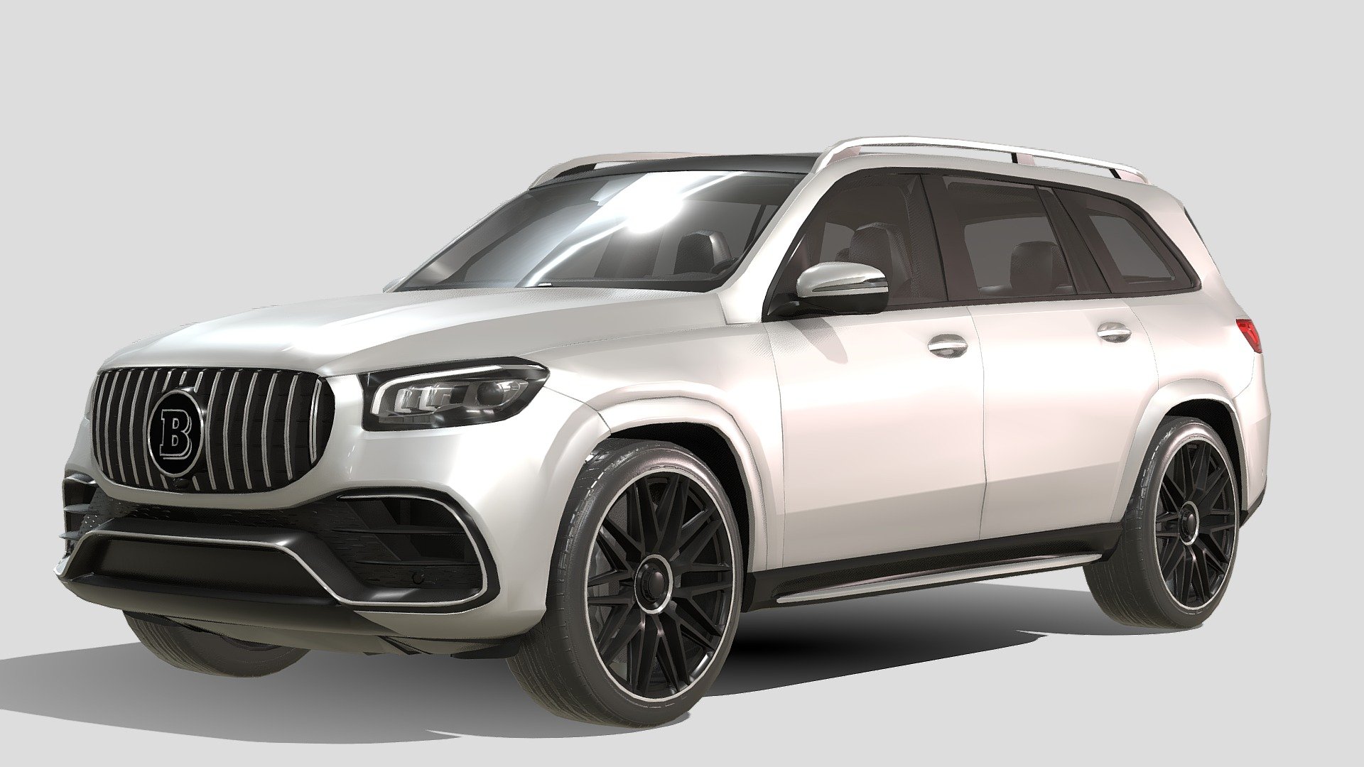 Mercedes-Benz GLS63 AMG 2021 3d model