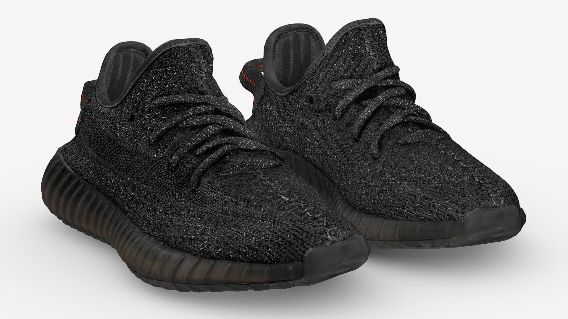 Adidas Yeezy Boost 350 Black3 3d model