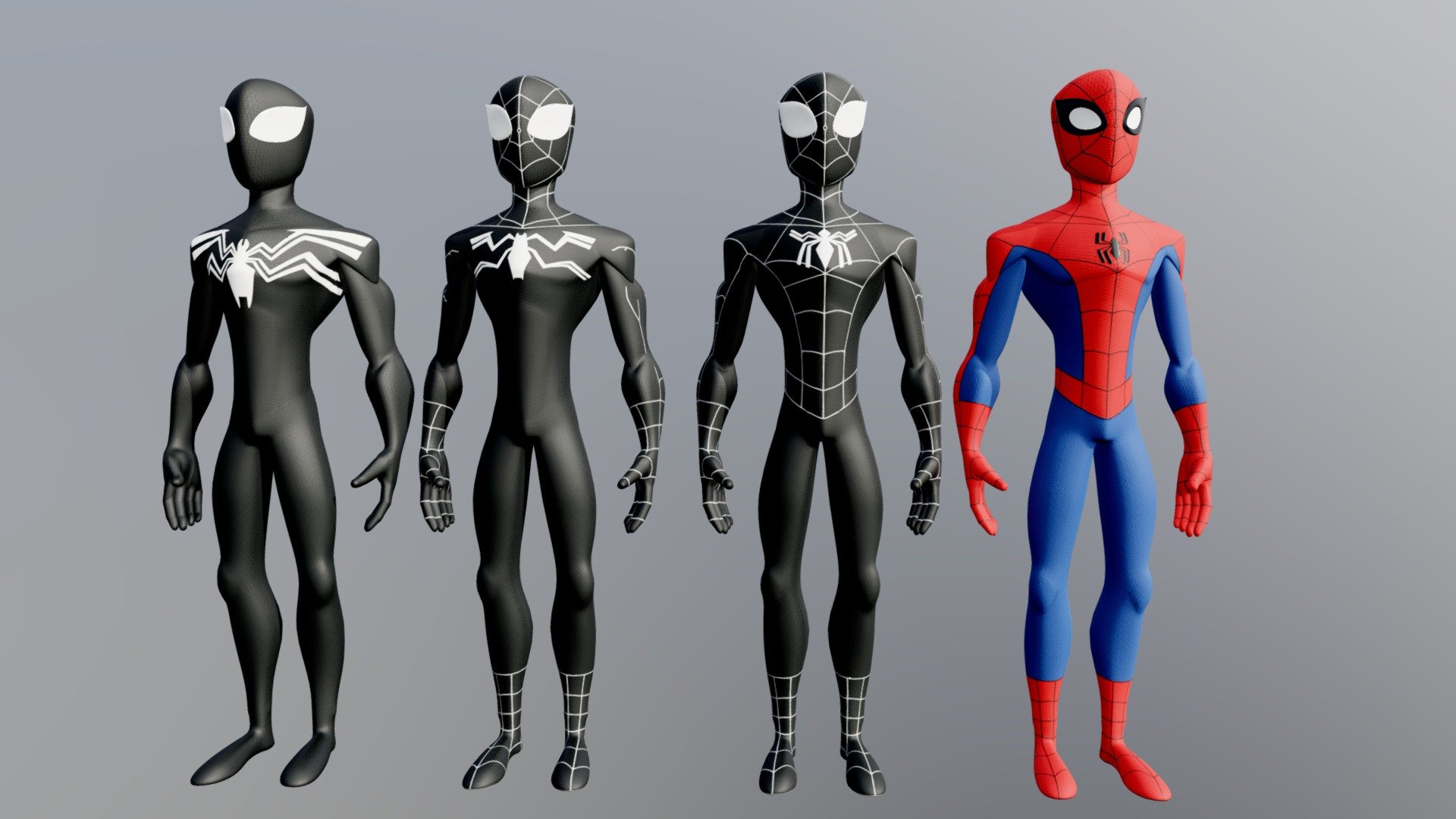 Spectacular Spider man 3d model