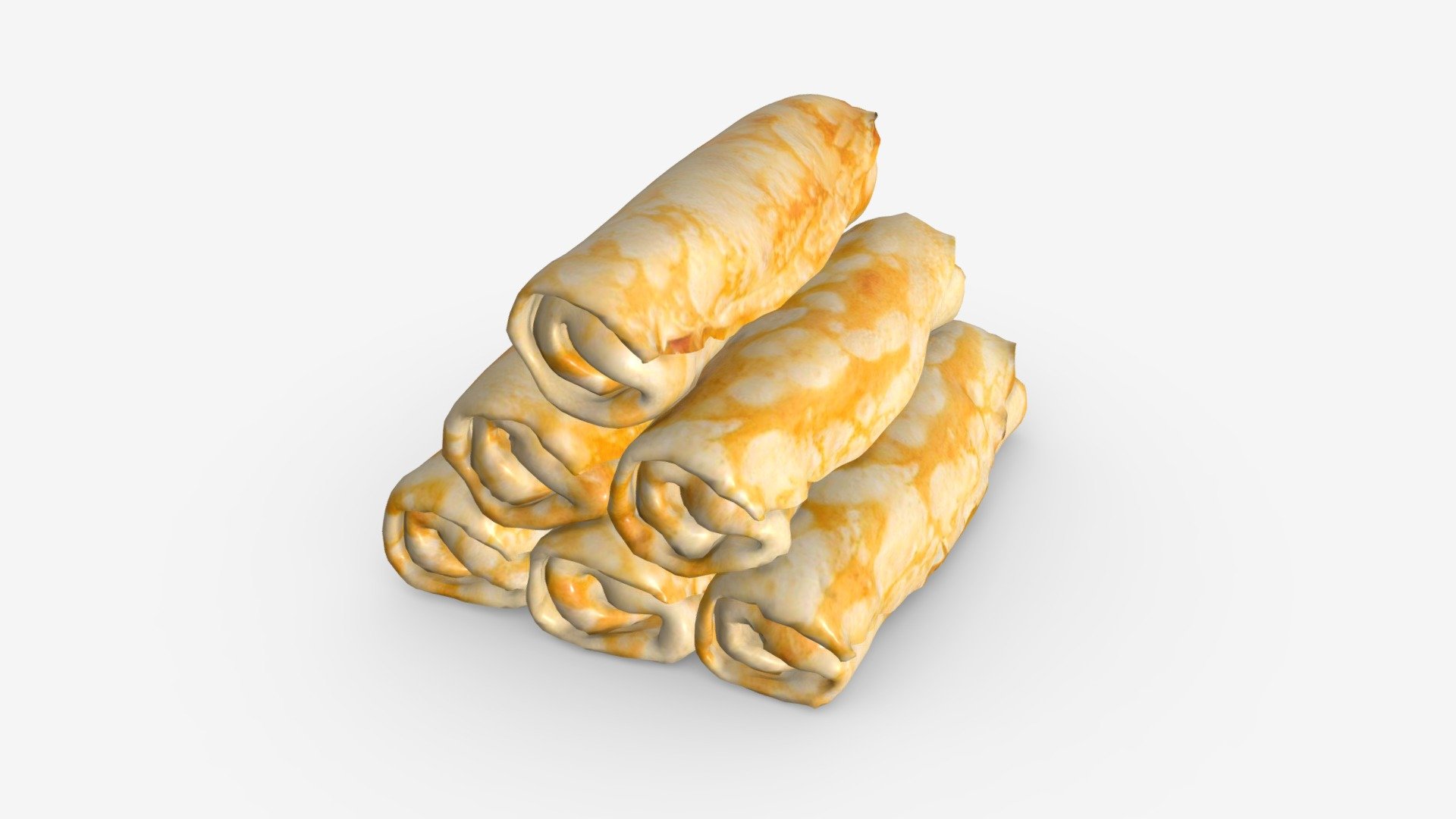 Pancakes with Filling 3d model