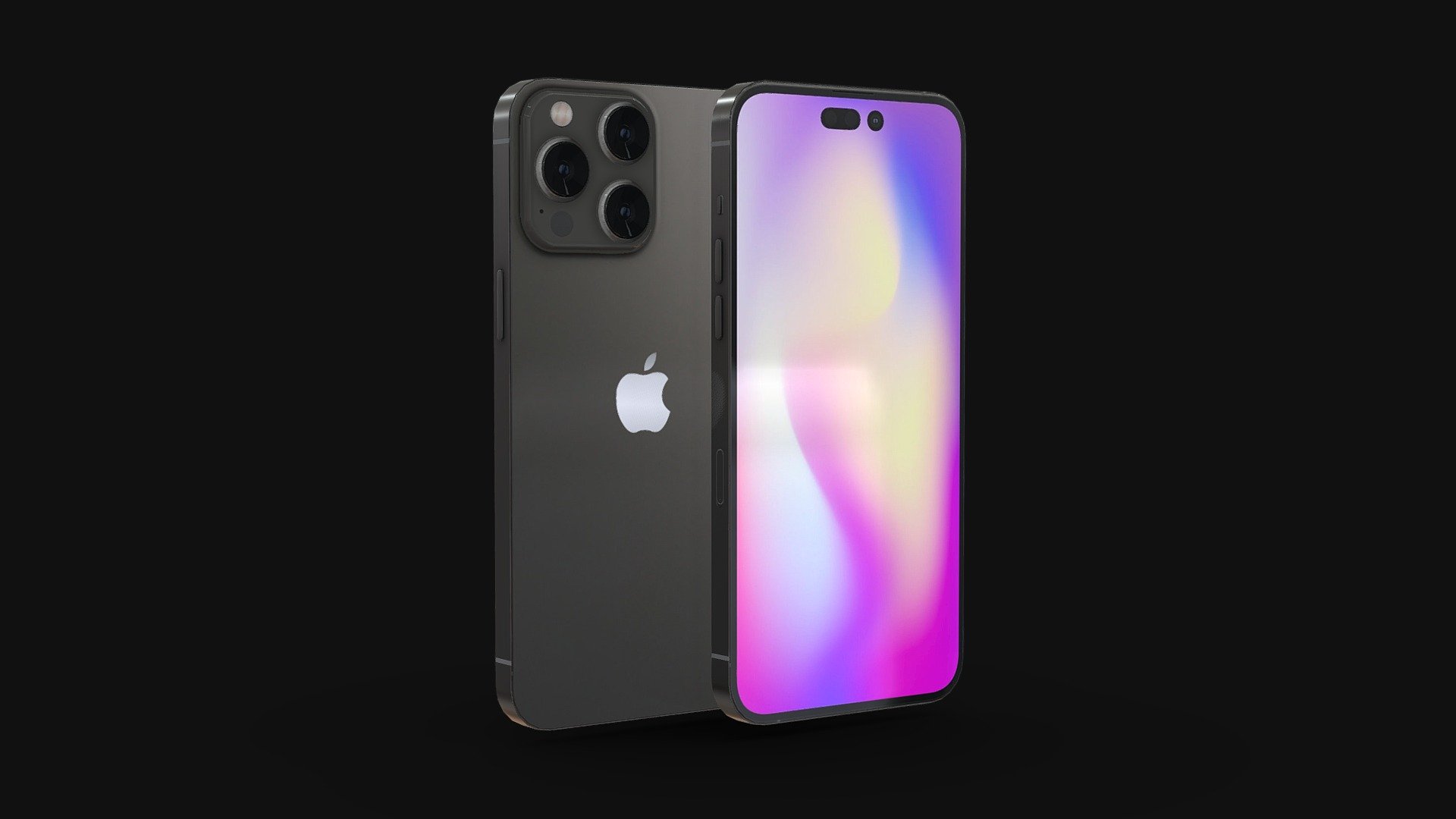 Apple iPhone 14 Pro Low Poly 3d model