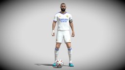 3D Rigged Karim Benzema