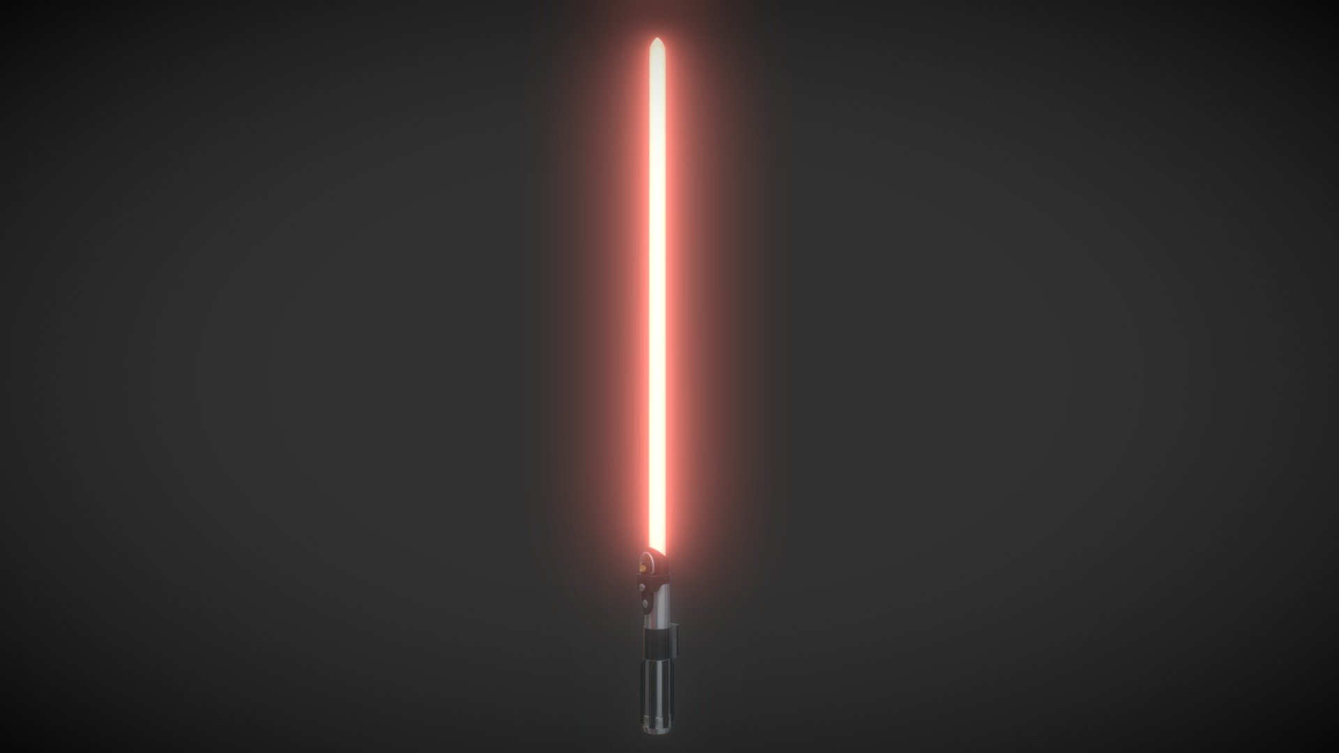 Red Lightsaber 3d model