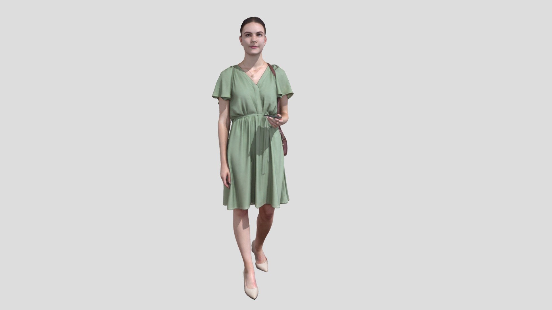 Maddie 2162 Woman Walking 3d model