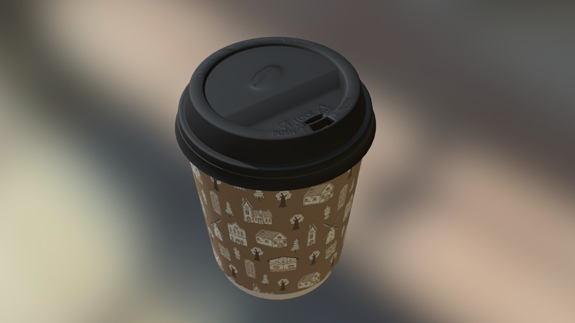 Coffee to go cup 3d model