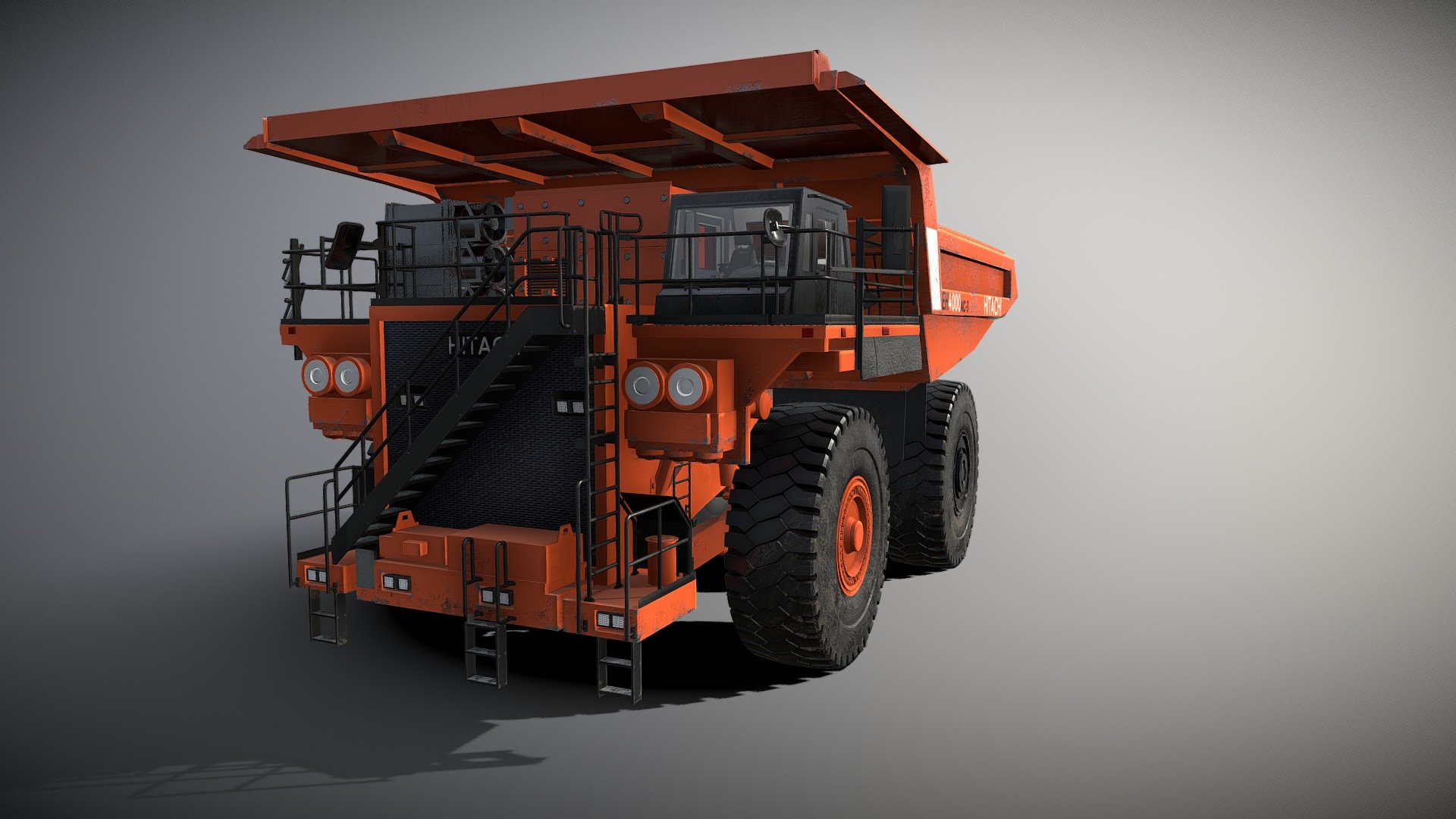 MSA HITACHI DUMP TRUCK 3d model