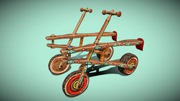 Bicycle Wooden African