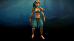 Stylized Elf Priestess