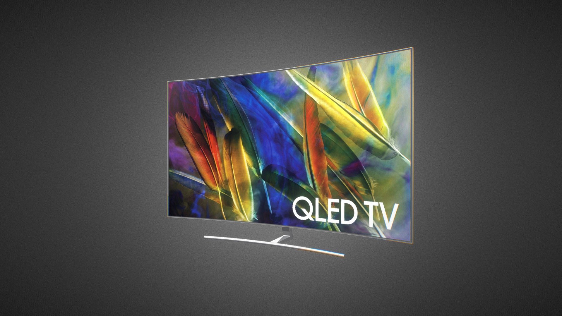 QLED Smart Curved TV Q8C for Element 3D 3d model