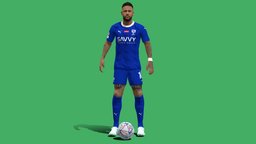 3D Rigged Neymar Animation Al-Hilal 2024