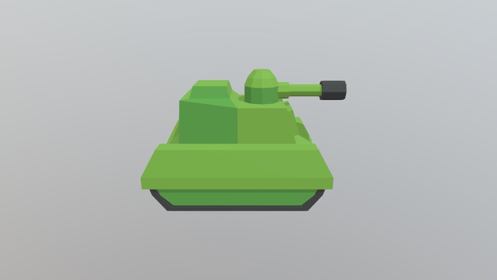 Tank Low Poly 3d model