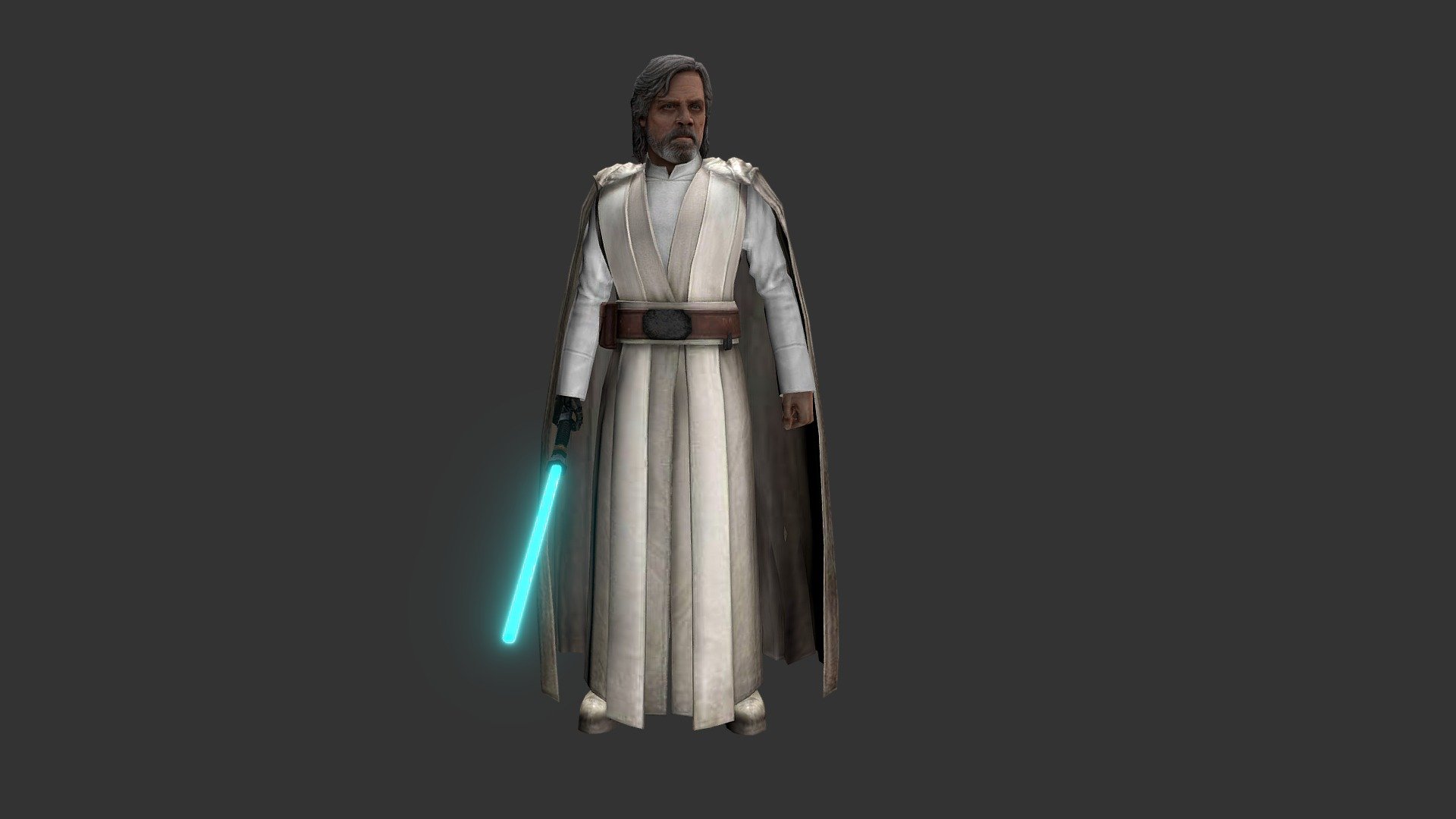 Master Luke Skywalker 3d model