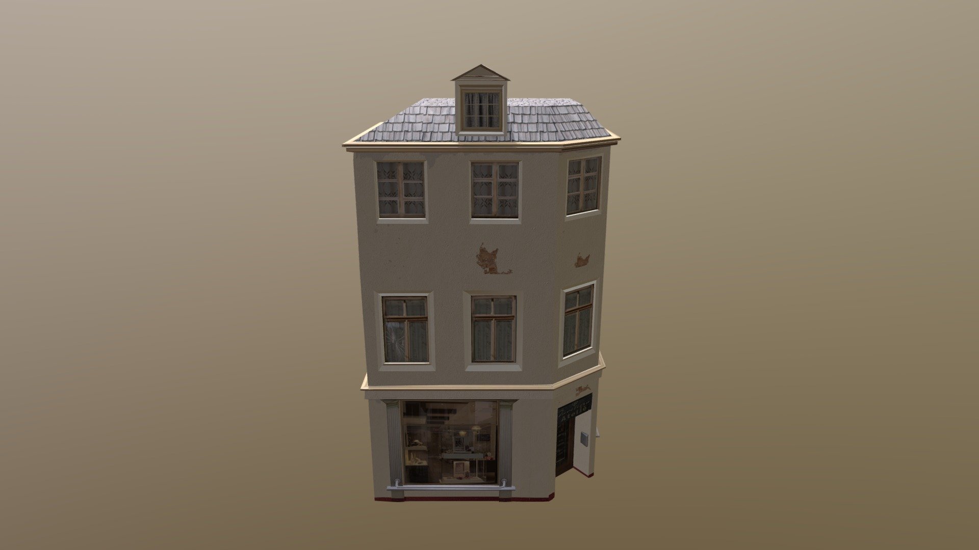 Jewelry shop_test 3d model