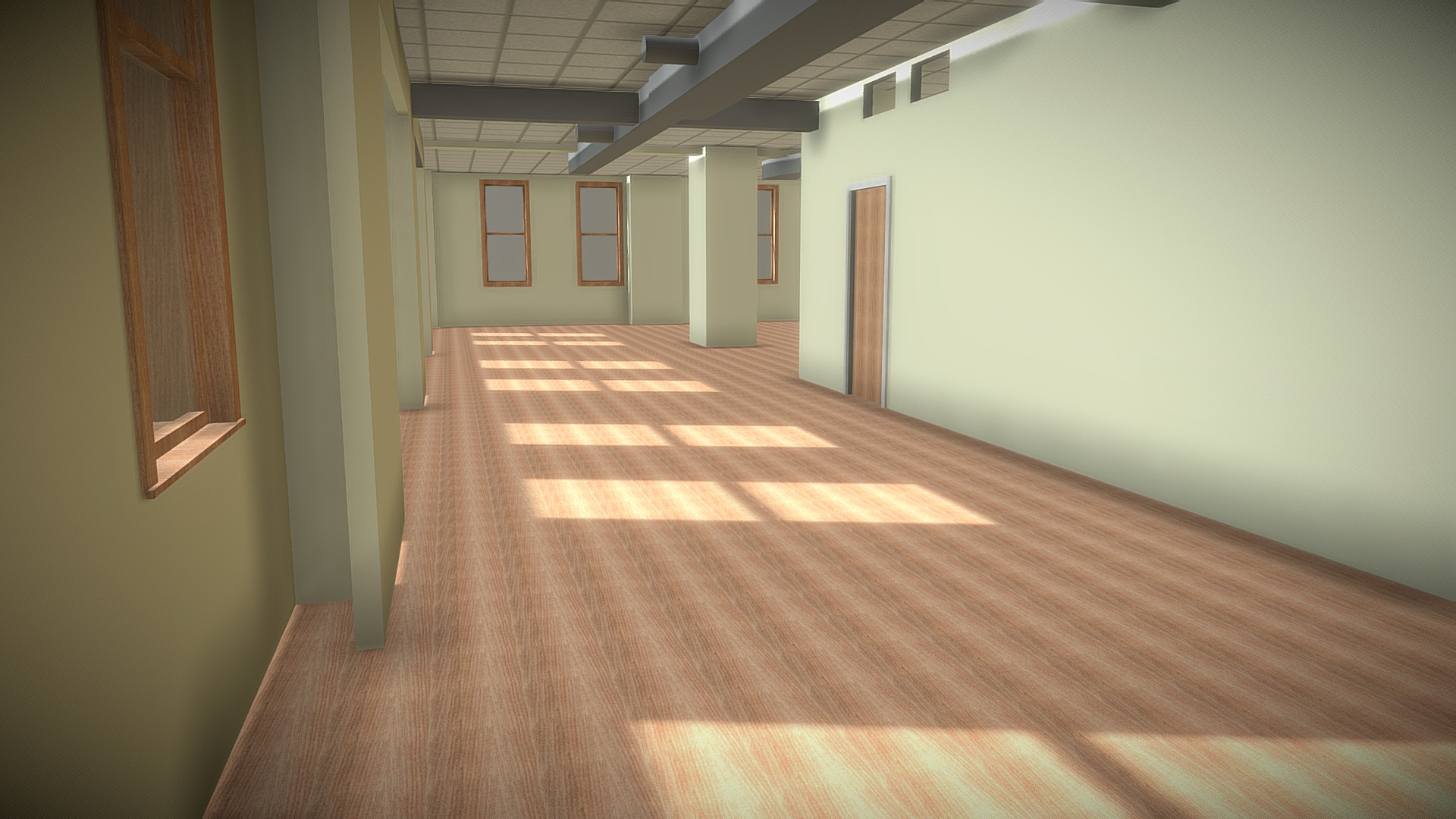 Office space 3d model