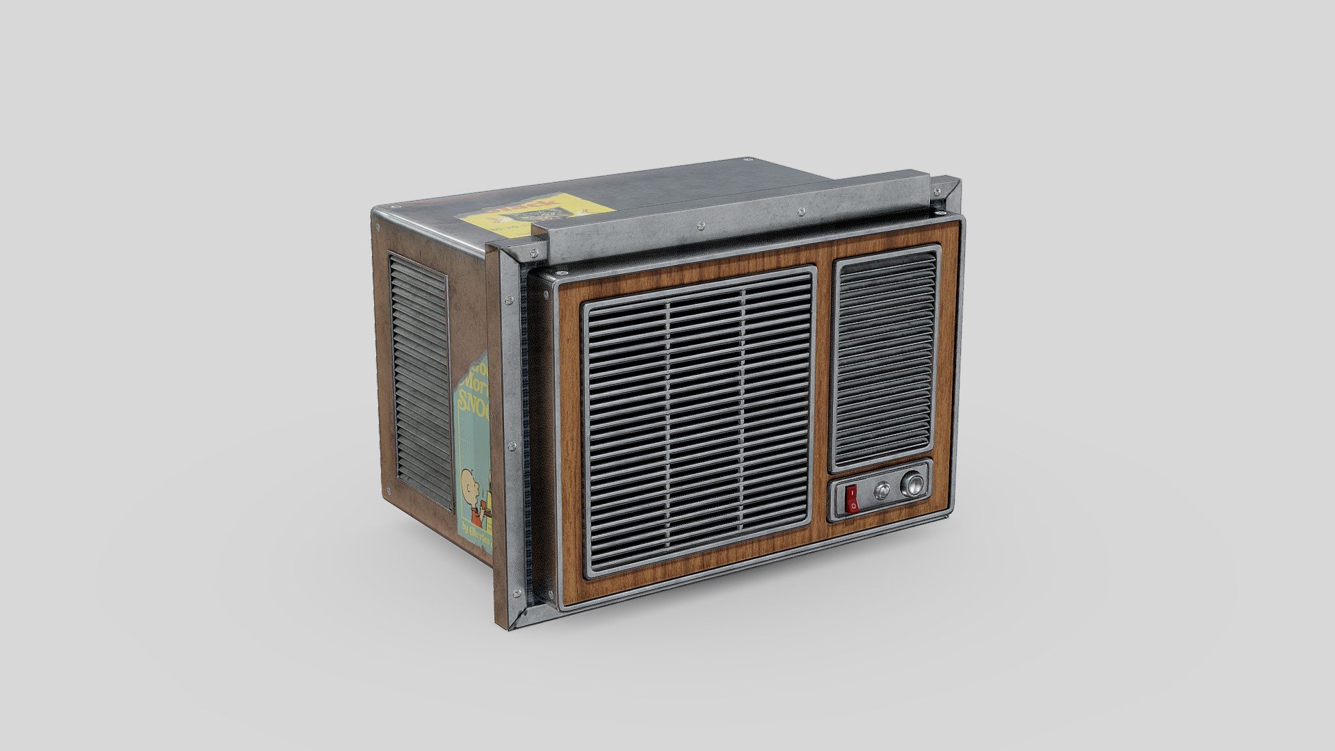 Window AC Unit-Freepoly.org 3d model