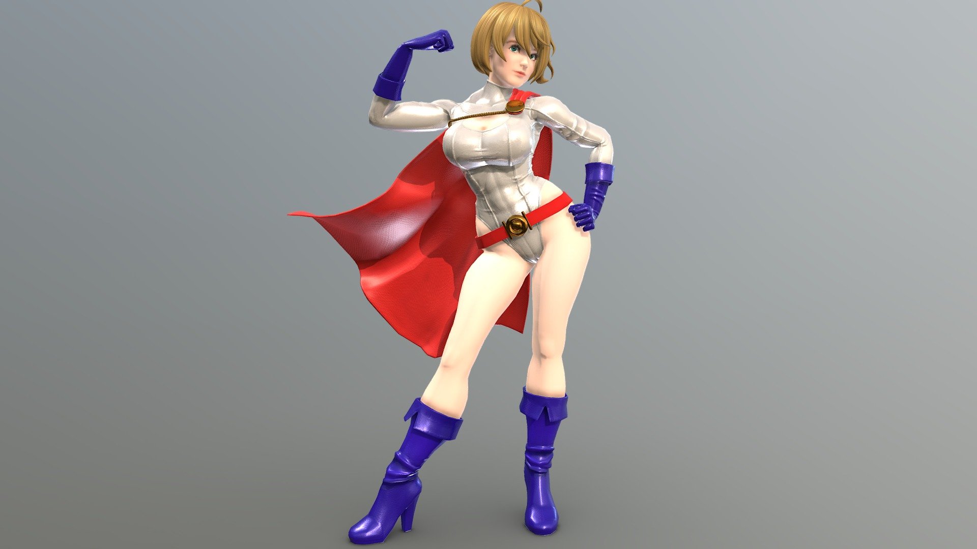 Power Girl 3d model