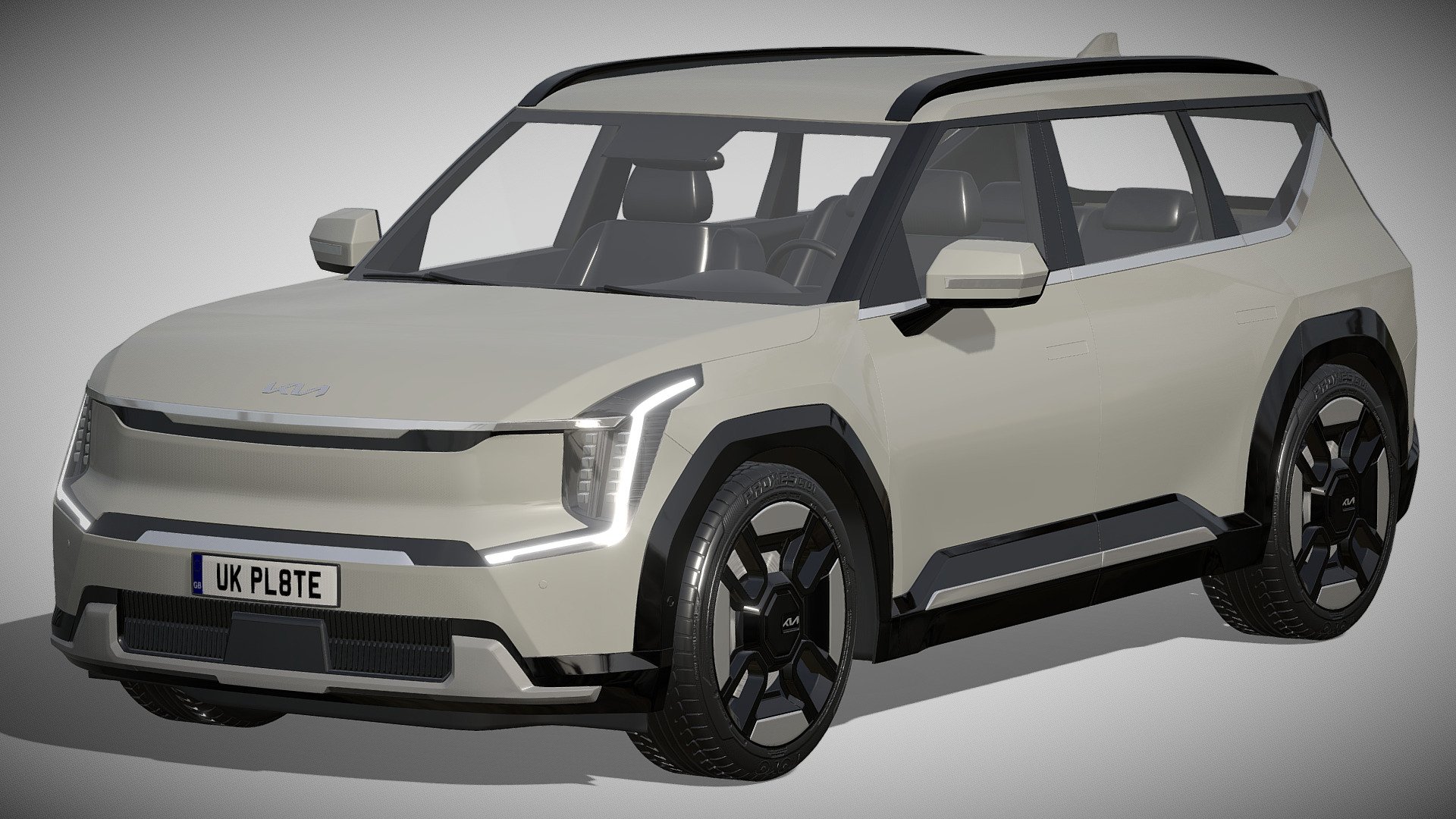 KIA EV9 3d model