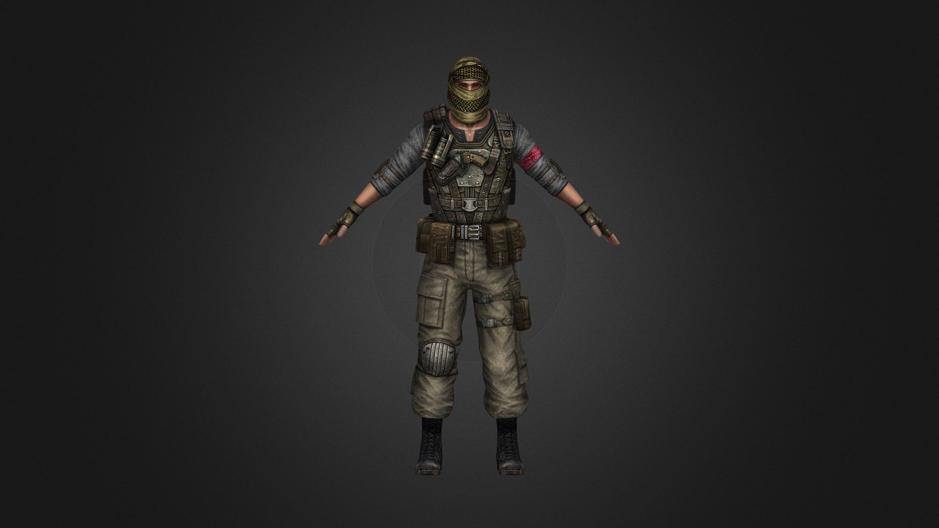 Pedro Swat 3d model