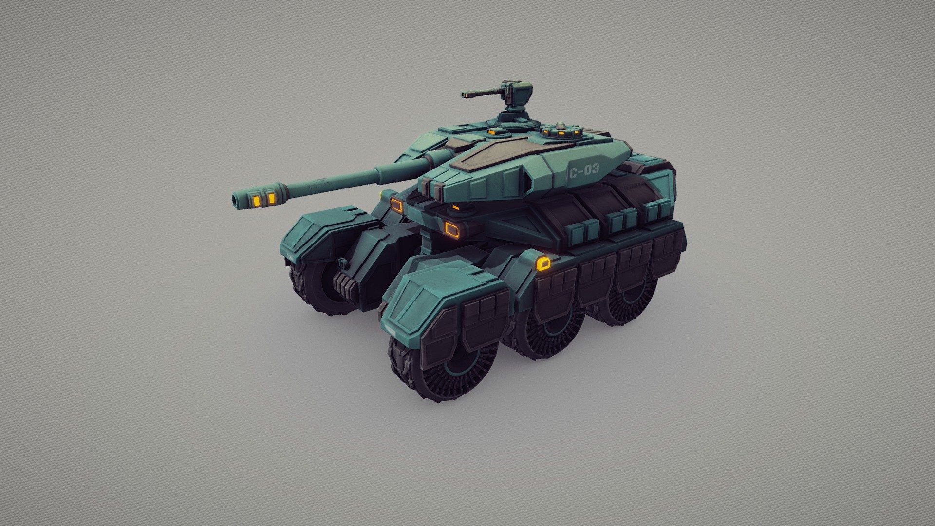 Light Infantry Operations Nomad 3d model