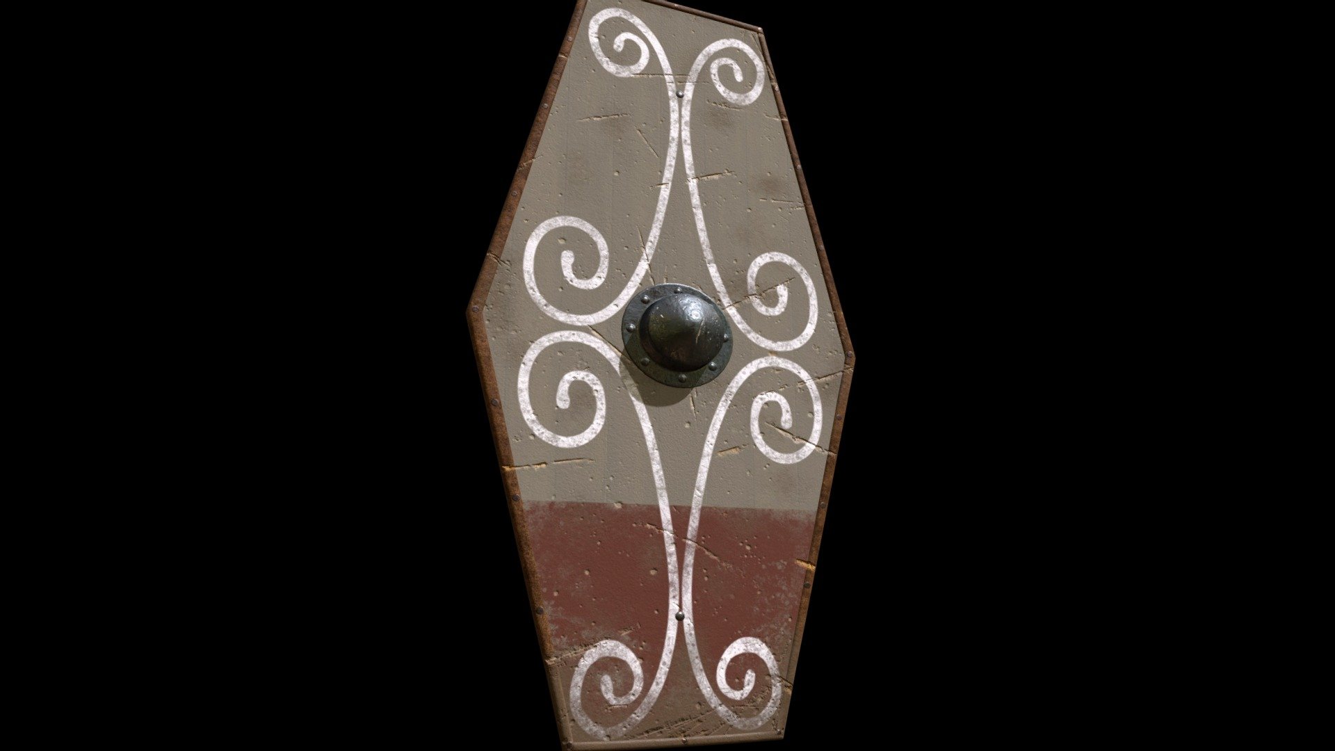 Gallic Shield #6 3d model