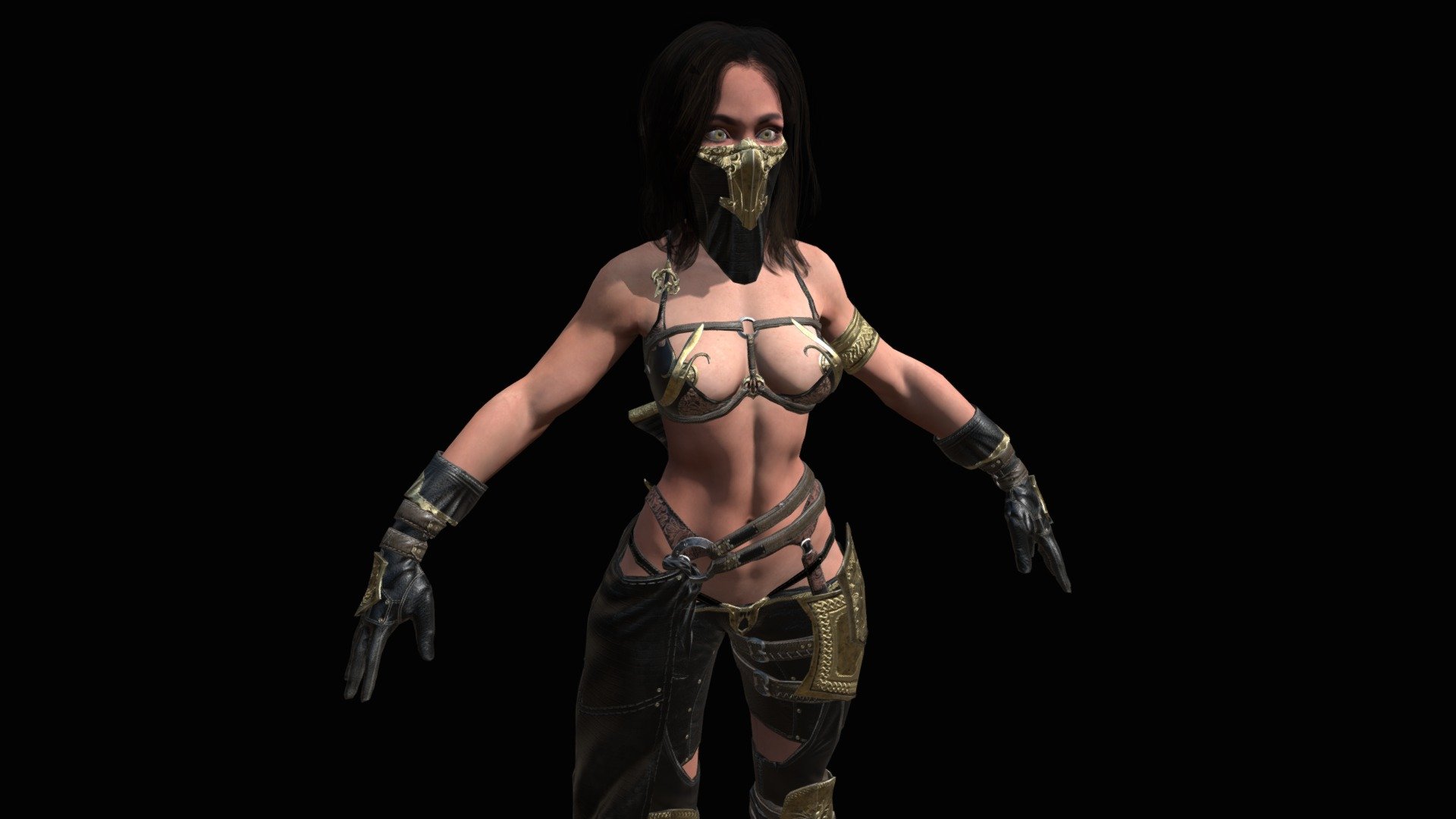 AssasinGirl 3d model