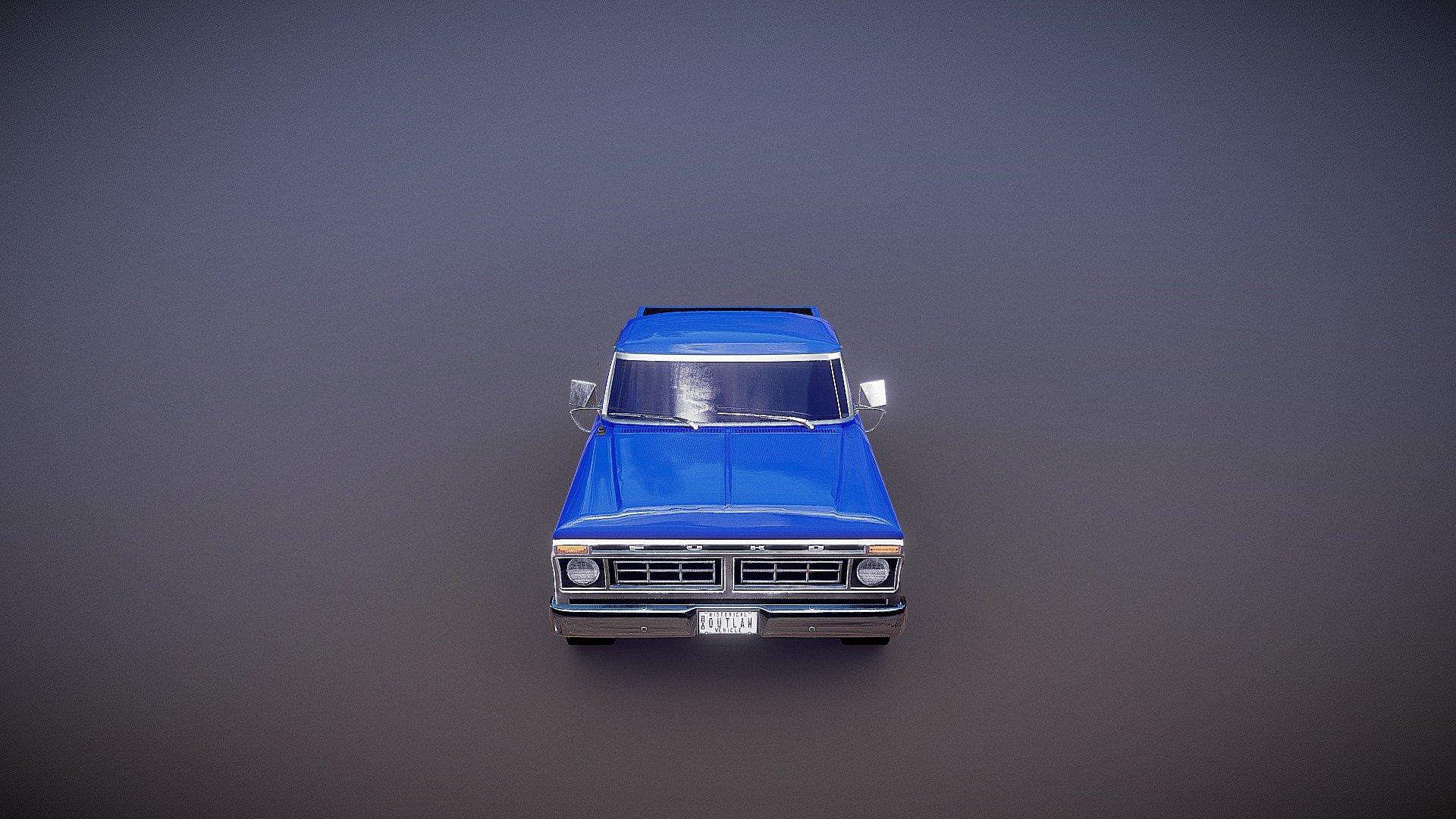 1976 F150 Long Wheel Base 3d model