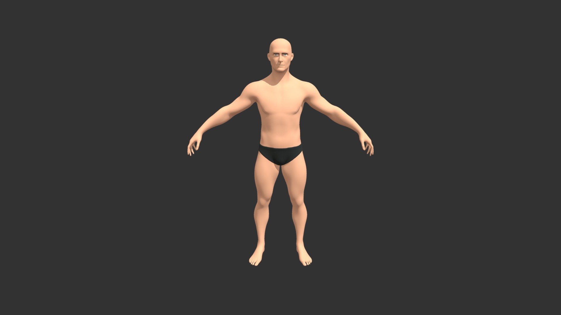 Male Body 3d model